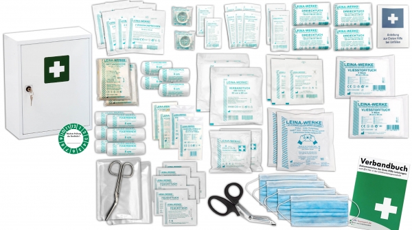 Verbandschrank - MEDISAN A mit Inhalt nach aktueller DIN 13169